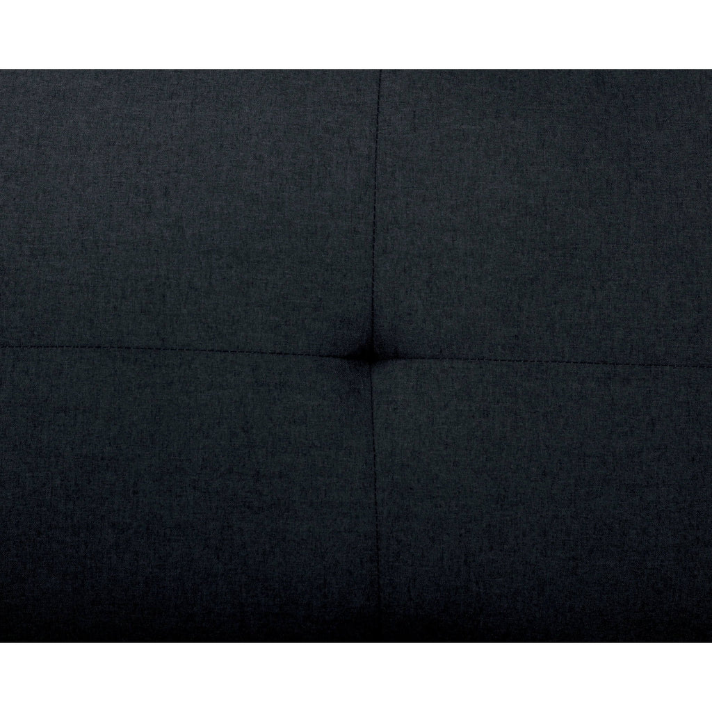 Grey Fabric Upholstered Ottoman U646695