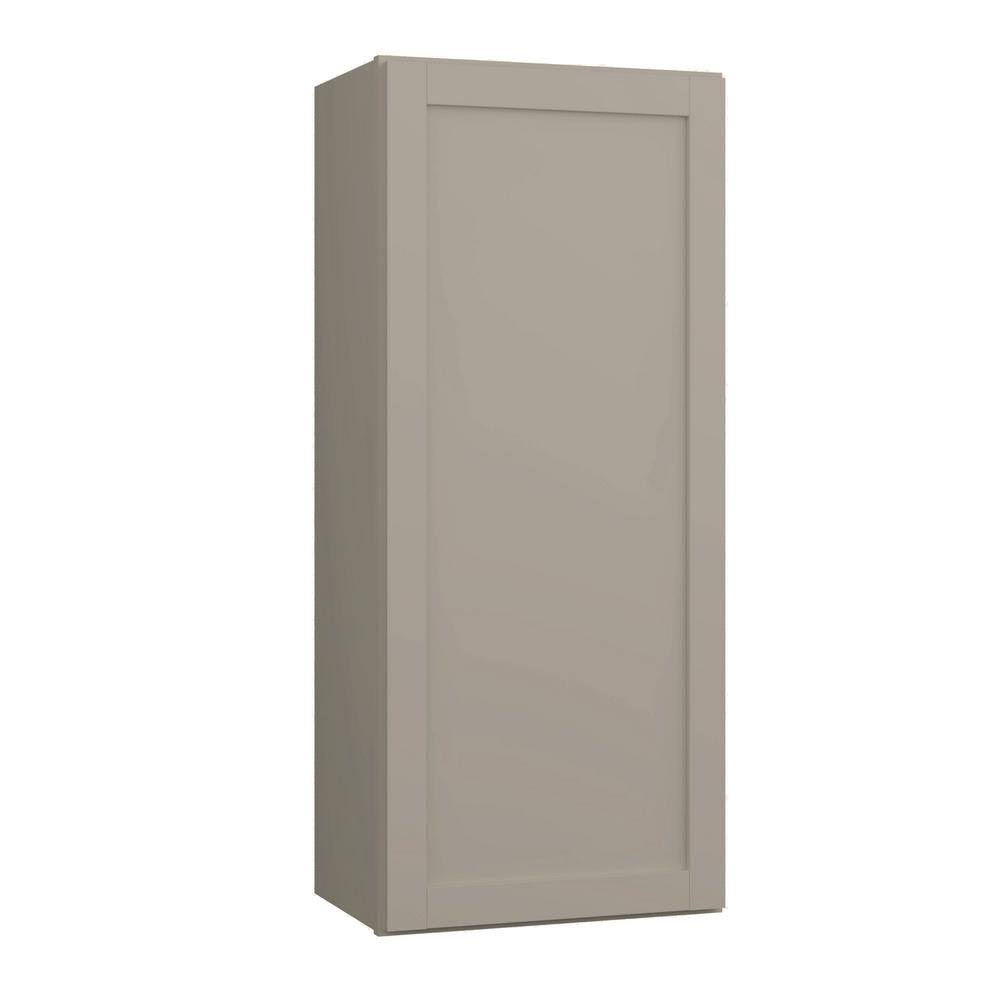 Sterling Gray Finish Laminate Shaker Wall Kitchen Cabinet 18 in. x 42 in. x 12 in. G536230