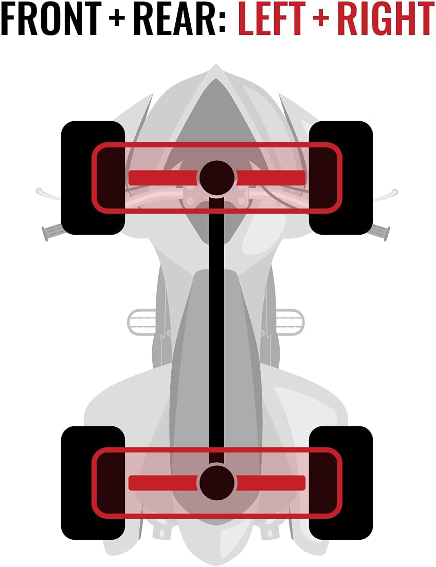 Front Rear Left Right Axles for Can-Am Outlander MAX 650 4X4 O4793