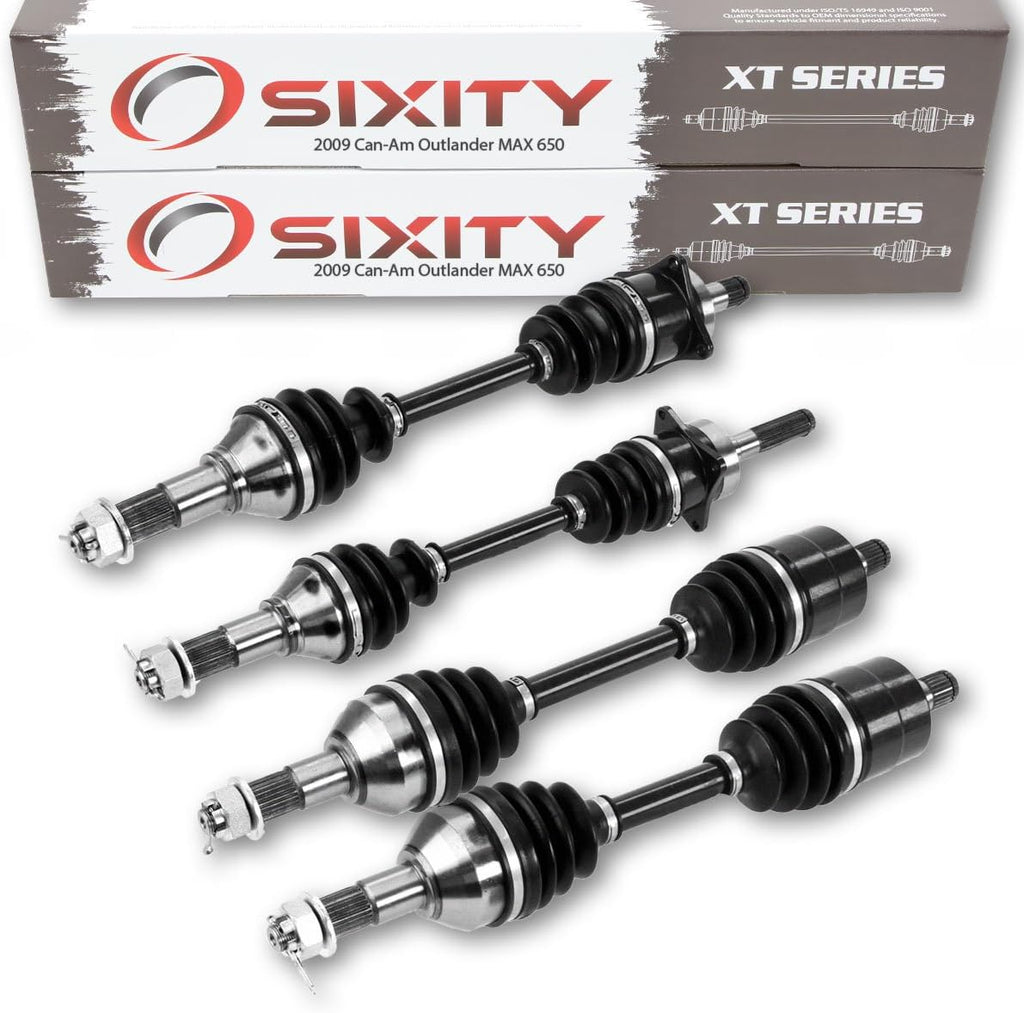 Front Rear Left Right Axles for Can-Am Outlander MAX 650 4X4 O4793
