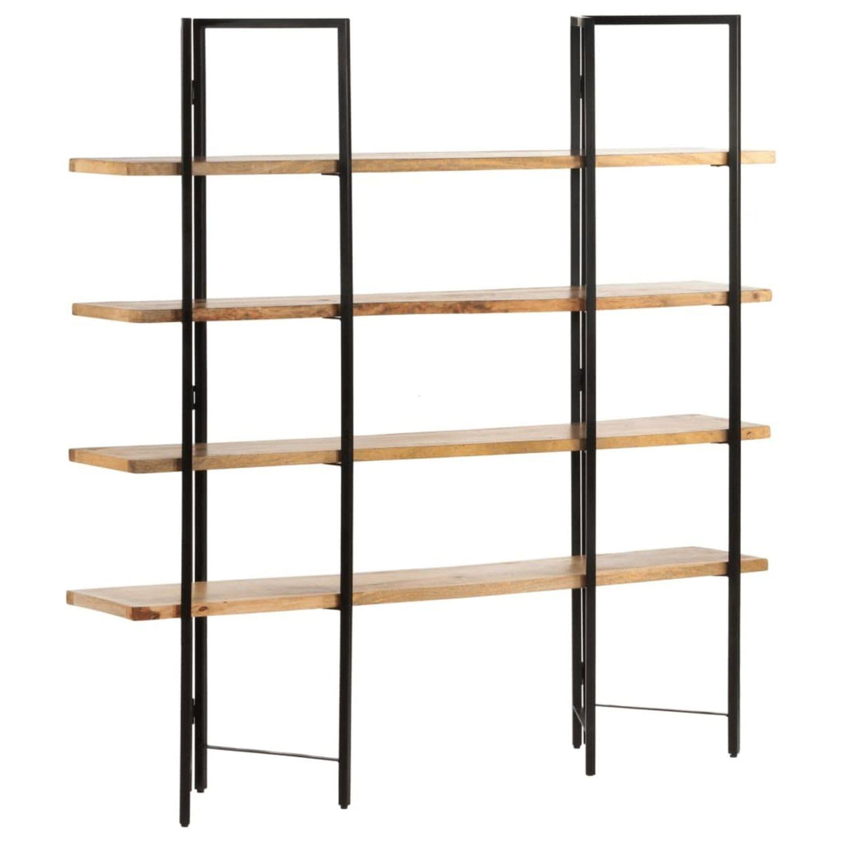 4-Tier Solid Mango Wood Bookcase Z435076