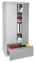 Storage Cabinet, Charcoal - 30 x 18 x 64 in. L443953