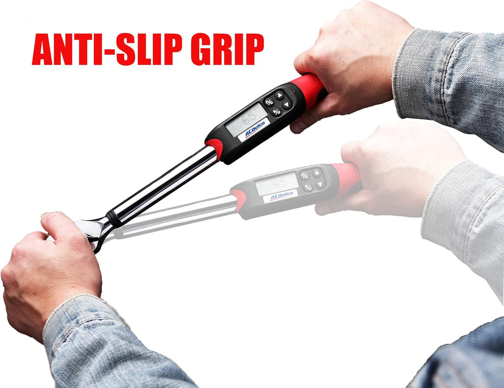 Heavy Duty Digital Torque Wrench with Buzzer and LED Flash Notification L359