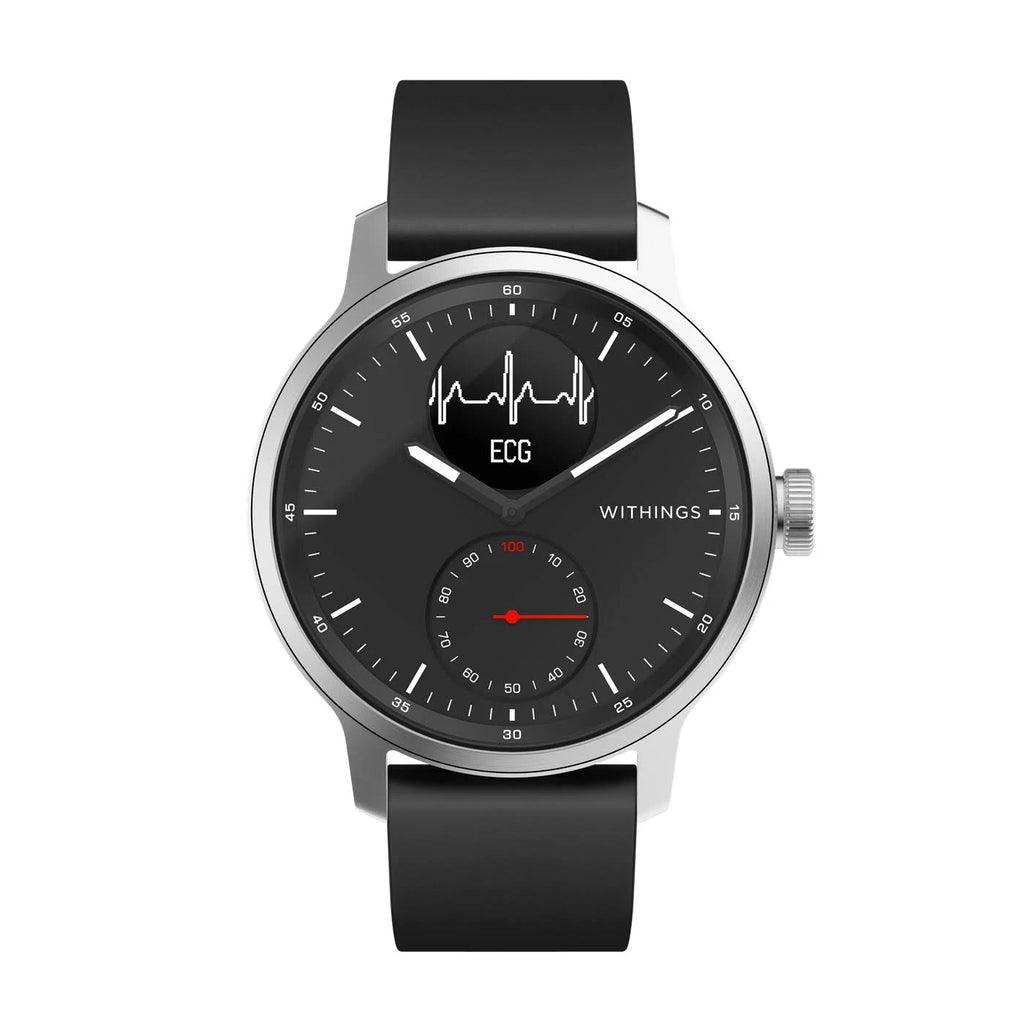 Black Stainless Steel Smartwatch 42mm E59296