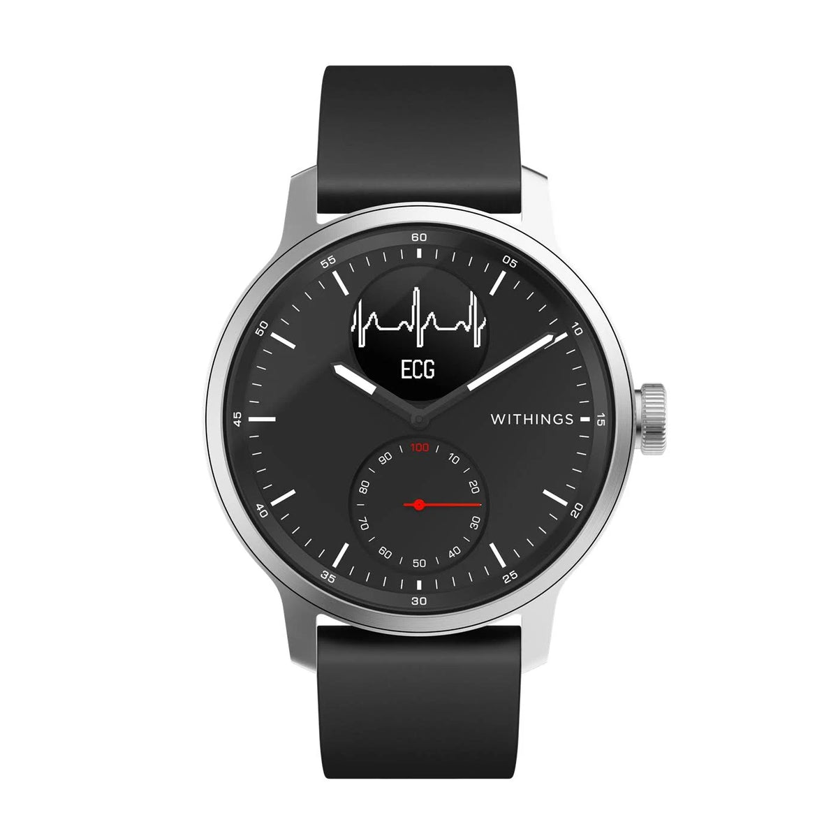 Black Stainless Steel Smartwatch 42mm E59296