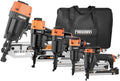 Pneumatic Framing and Finishing Nailers and Staplers Combo Kit with Canvas Bag (5-Piece) G6006
