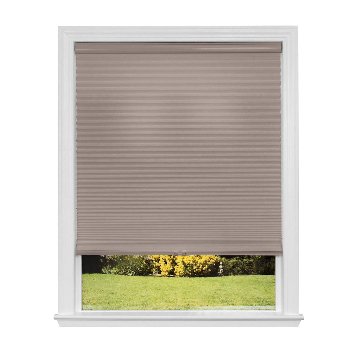 Cordless Light Filtering Window Shade Khaki L5347