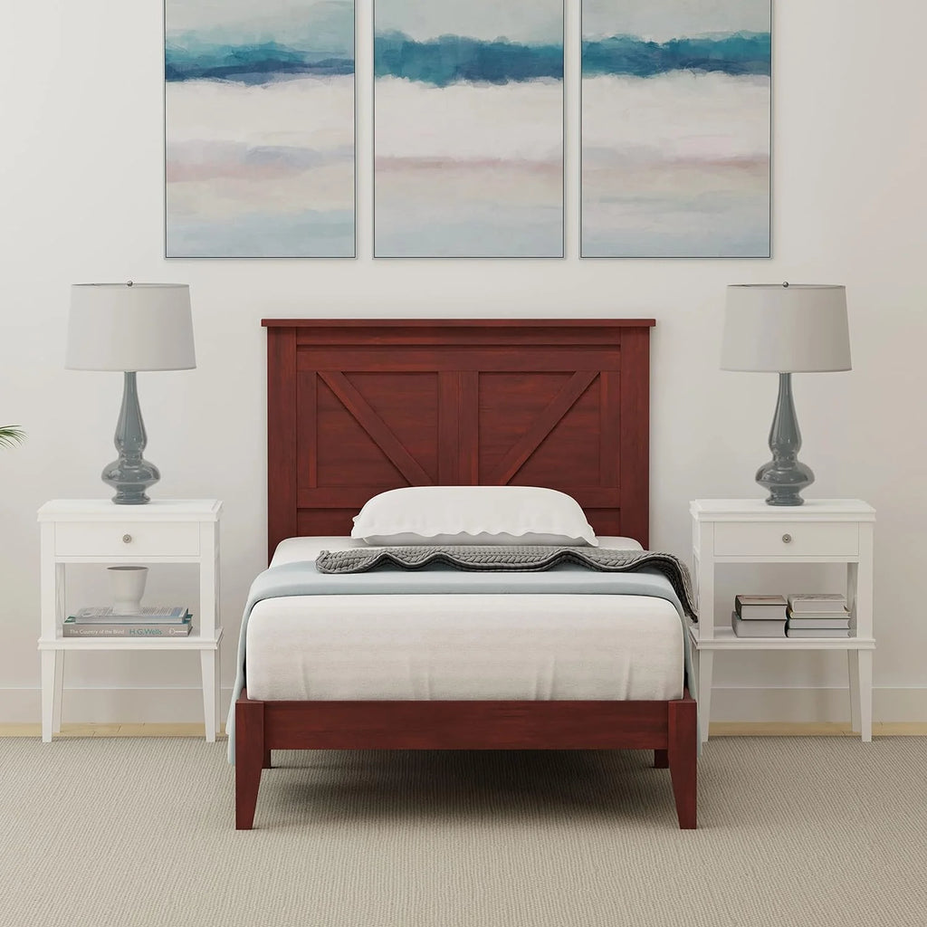 Solid Wood Platform Bed V799
