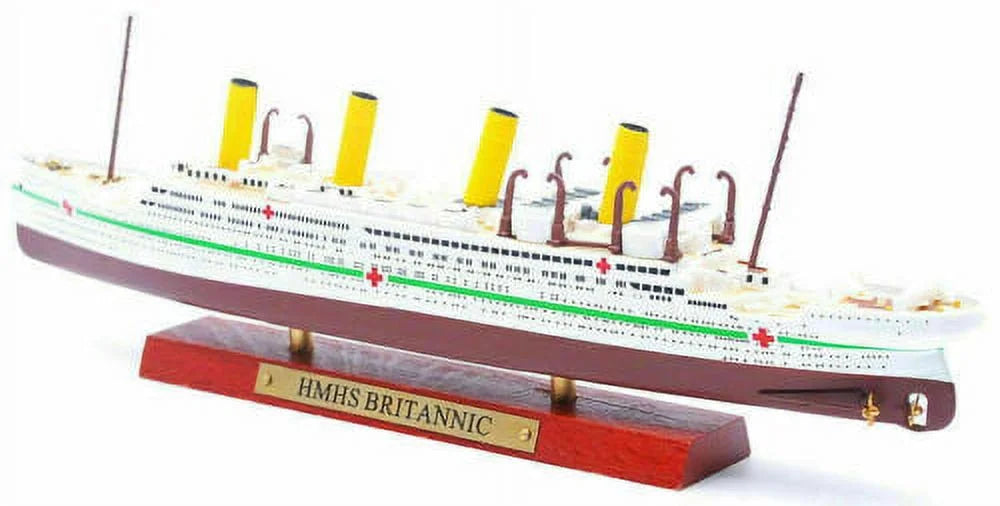 Atlas HMHS Britannic Cruise Ship Model Diecast Ocean Boat Y720