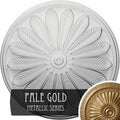 Pale Gold Hand-Painted Ceiling Medallion V62092