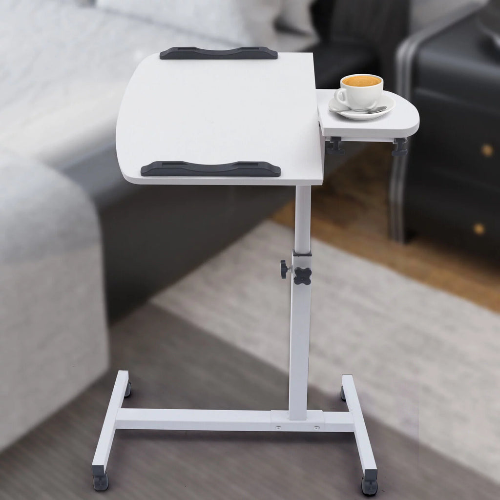 Adjustable Rolling Laptop Desk Sofa Overbed Table M4242