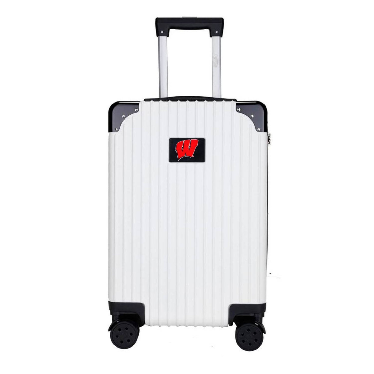 White Carry on Suitcase Q74778