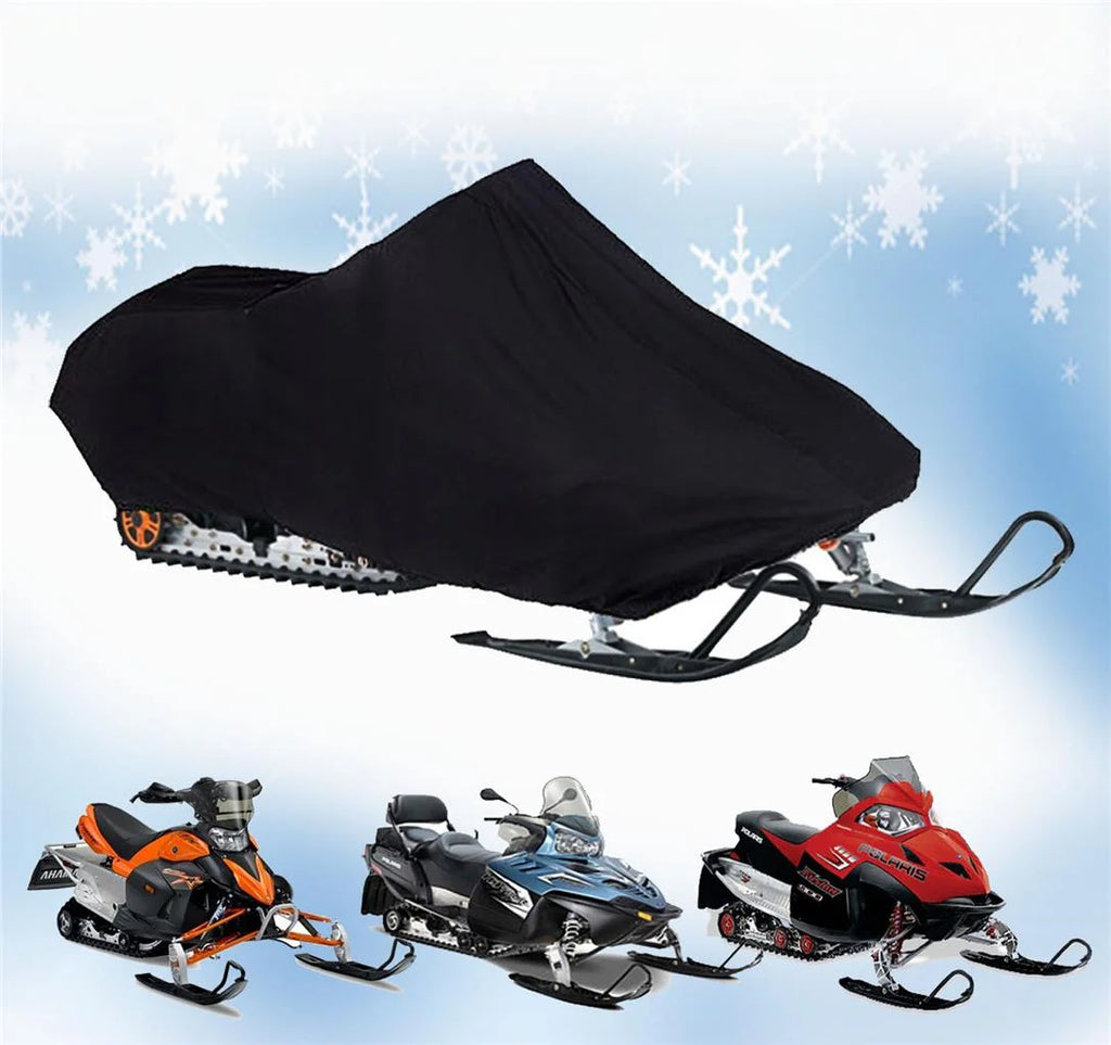 200 Denier All Black Snowmobile Cover P504