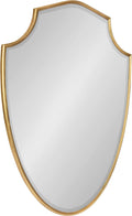 Gold Framed Shield Wall Mirror B255