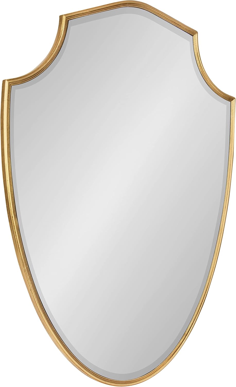 Gold Framed Shield Wall Mirror B255