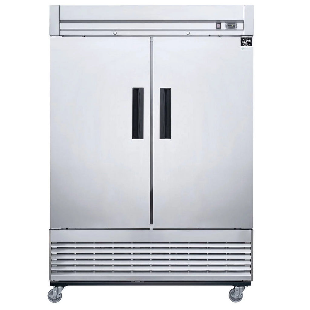55 in. Two Door Upright Reach-in Freezer in Stainless Steel 40.7 Cu. Ft. N24648