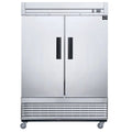 55 in. Two Door Upright Reach-in Freezer in Stainless Steel 40.7 Cu. Ft. N24648