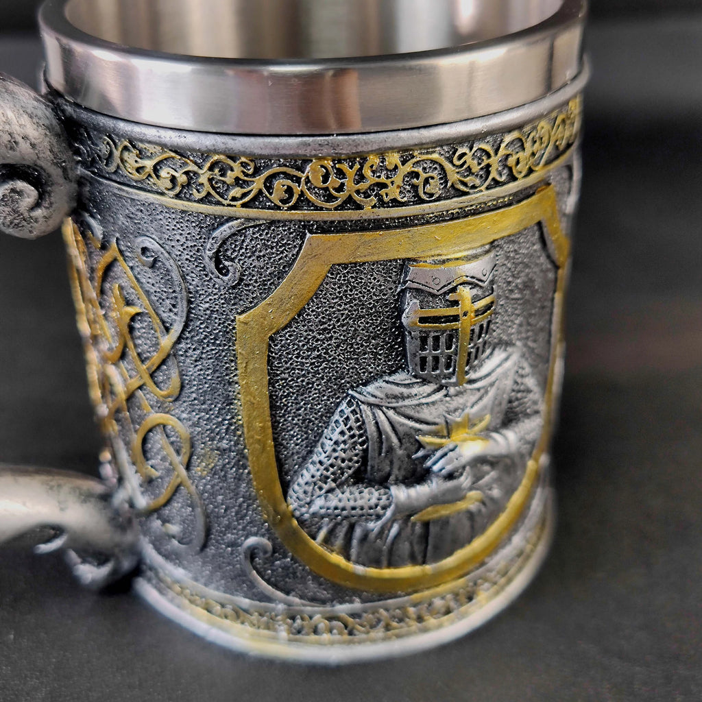 Stainless Steel Metal Tankard Beer Mug M8078