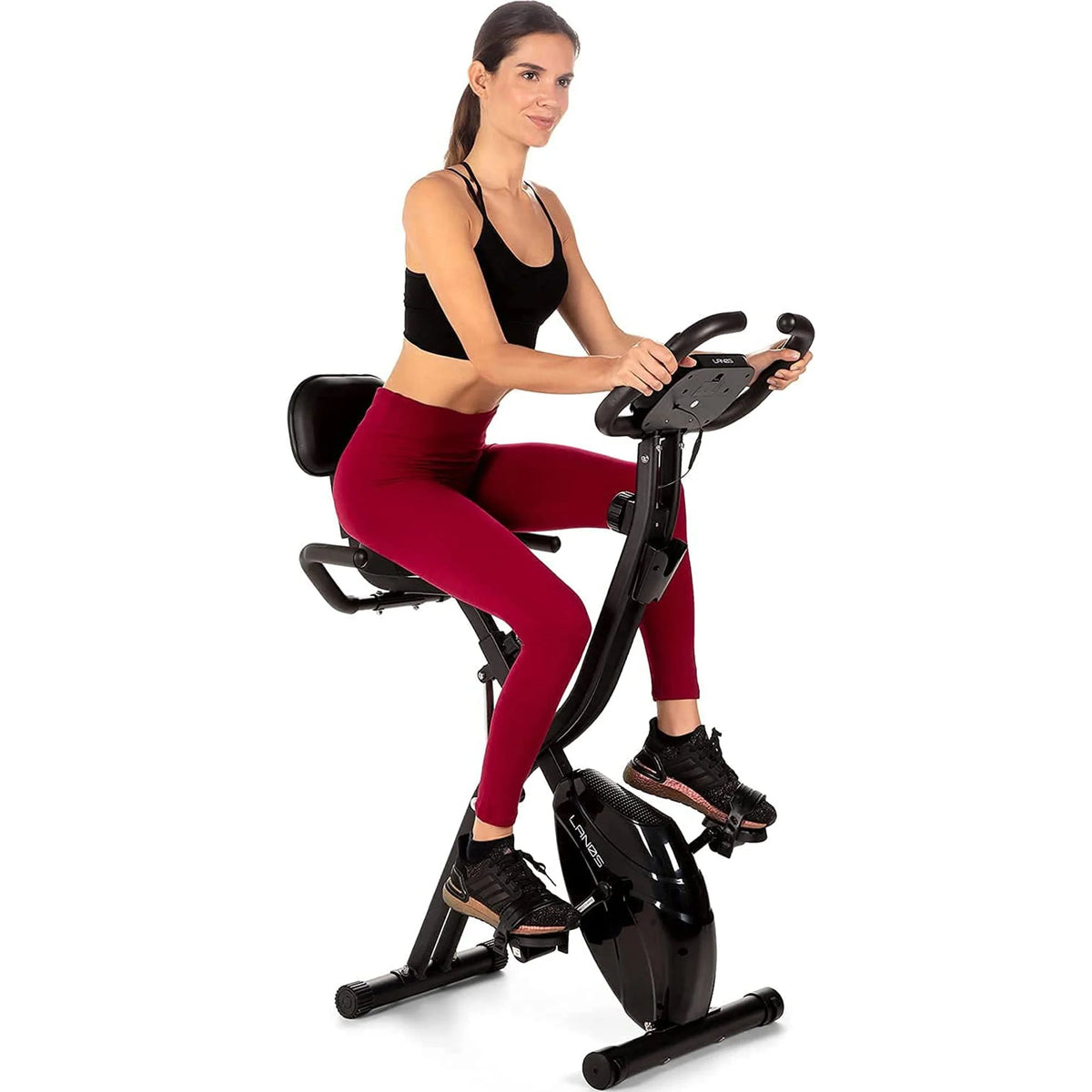 Foldable Exercise Bike Black W38293