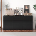 Black 9 Drawer Wood Dresser U528