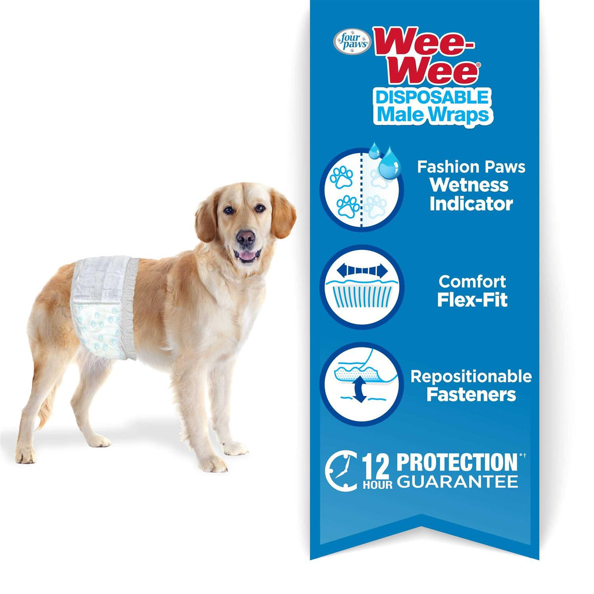 Disposable Male Dog Wraps G6934