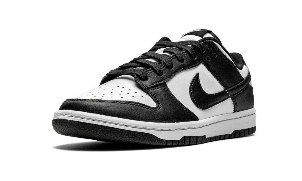 Black & White Leather Running Shoes Q964
