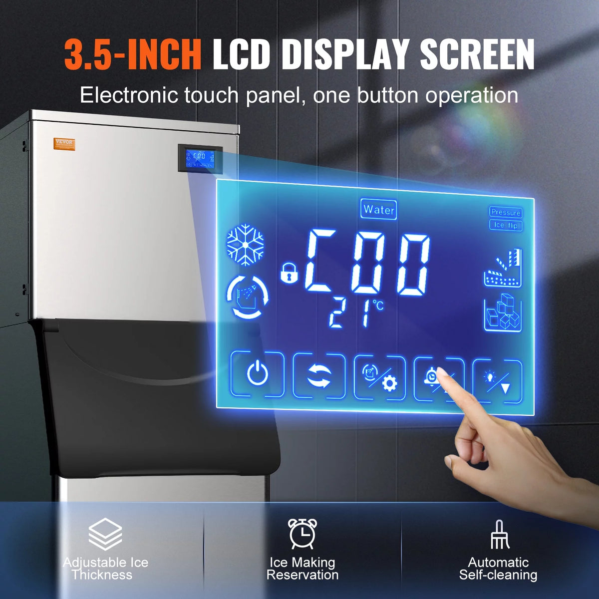 Commercial Ice Maker with Storage Bin L98862