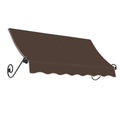 Brown Fixed Acrylic Fabric Awning A571