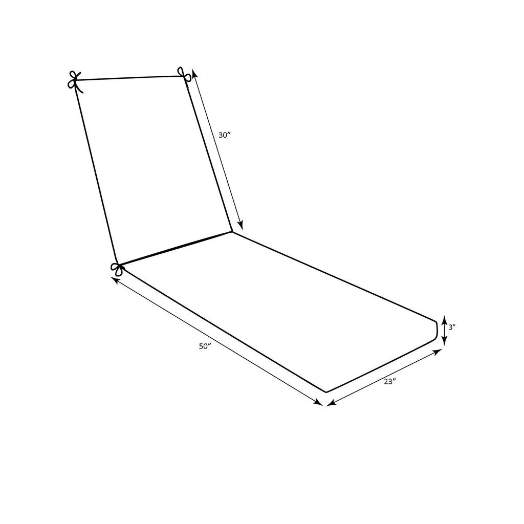 Monti Chino Chaise Lounge Cushion 80x23 C999549