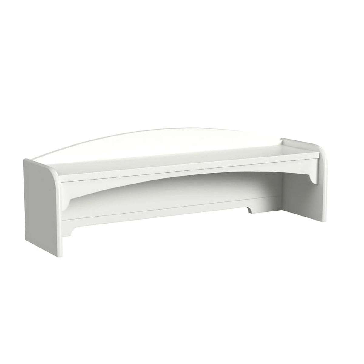Bright White Engineered Hardwood Desk Hutch G7031