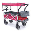 Pink Folding Wagon Stroller with Canopy F852667