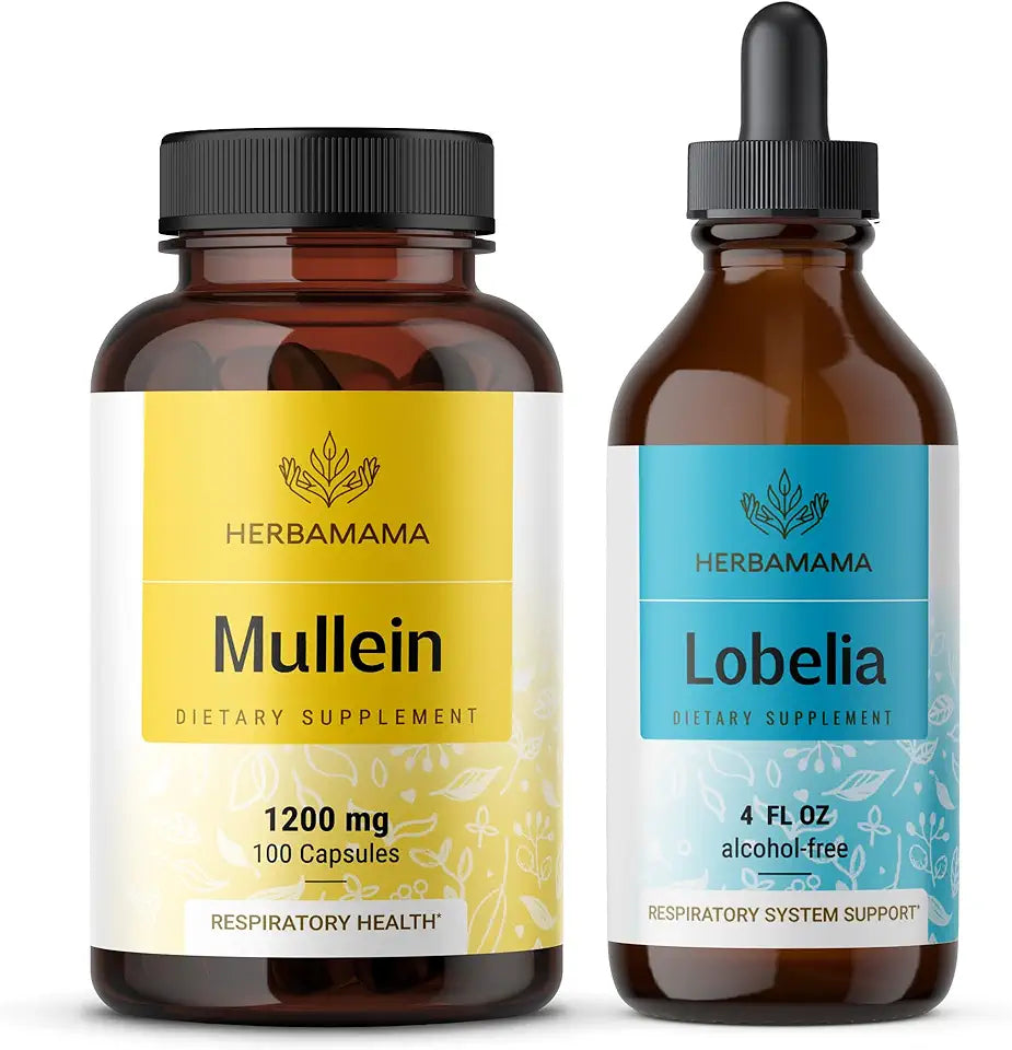 Mullein Leaf Capsules and Lobelia Extract Kit V632