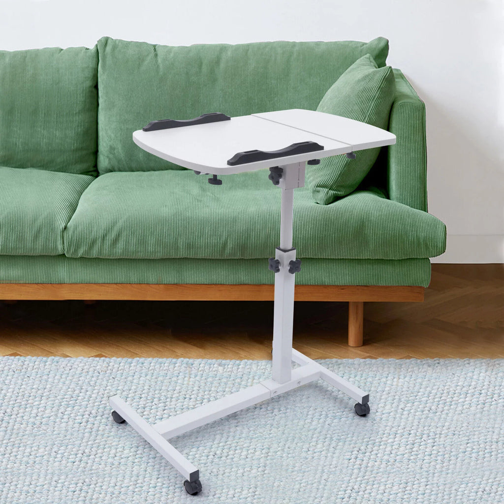 Adjustable Rolling Laptop Desk Sofa Overbed Table M4242