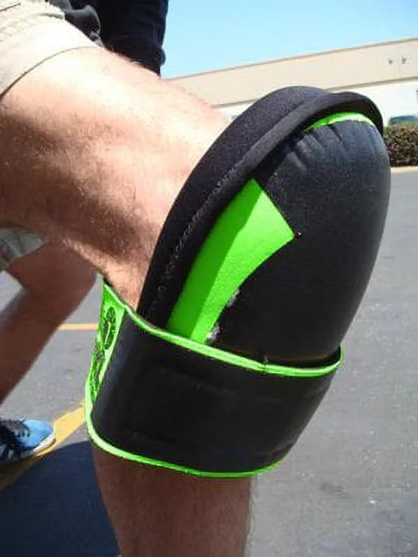 Large Hi-Viz Fluorescent Green Knee Pads W973354
