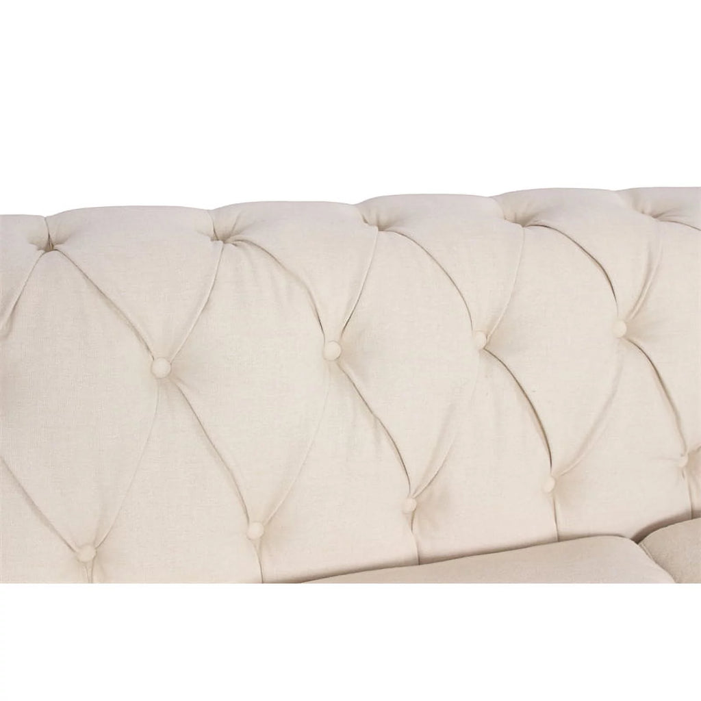 3 Piece Living Room Set with Sofa Loveseat and Accent Chair D139346