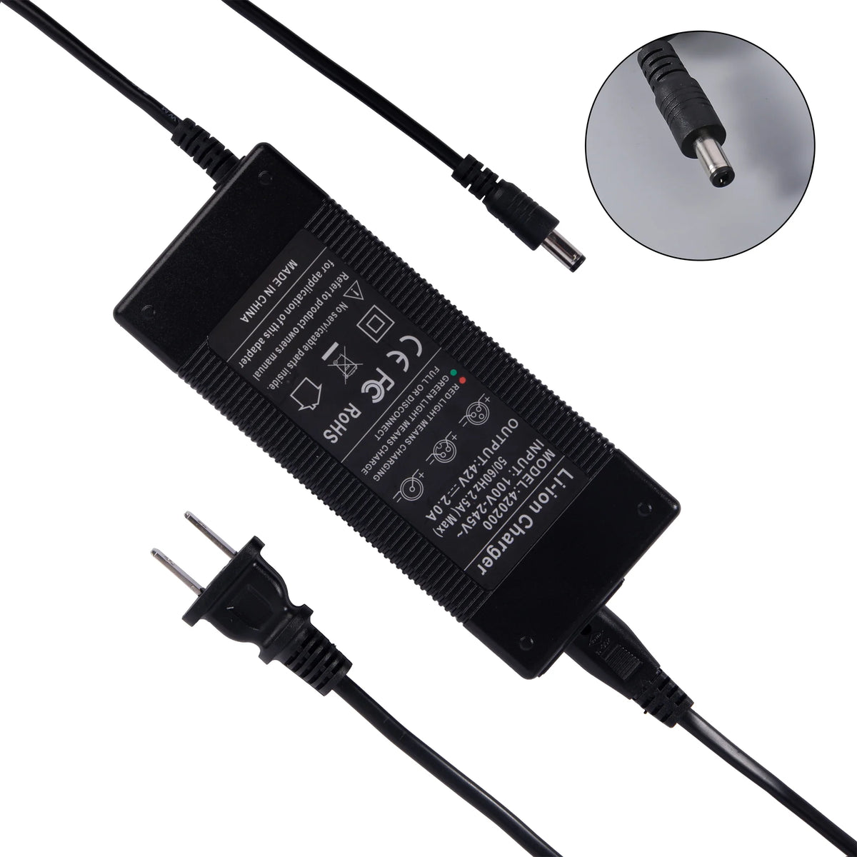 36V 2A Lithium Battery Charger for Electric Bike D94982
