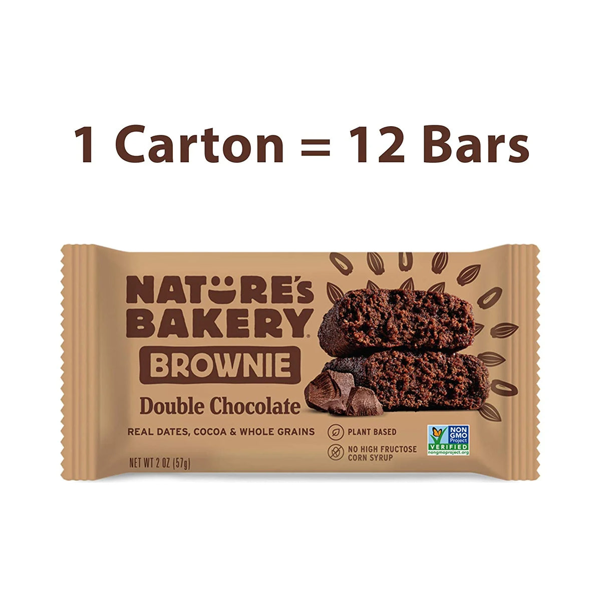 Whole Wheat Double Chocolate Fig Bars Snack Bar C41293