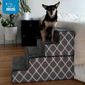Foldable Pet Steps/Stairs with CertiPUR-US Certified Foam B91781