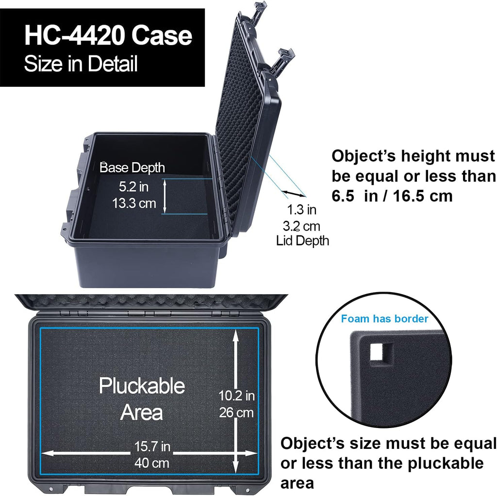 Waterproof Hard Case with Customizable Foam Insert Q45990