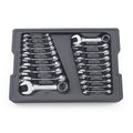 20 Piece SAE/Metric Stubby Wrench Set V587