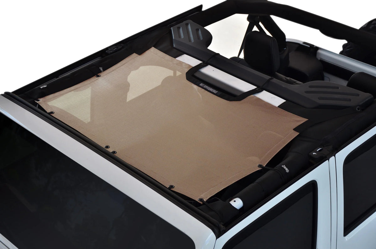 Mesh Shade Top Sunshade for Jeep Wrangler JK 2-Door and JKU 4-Door K93139