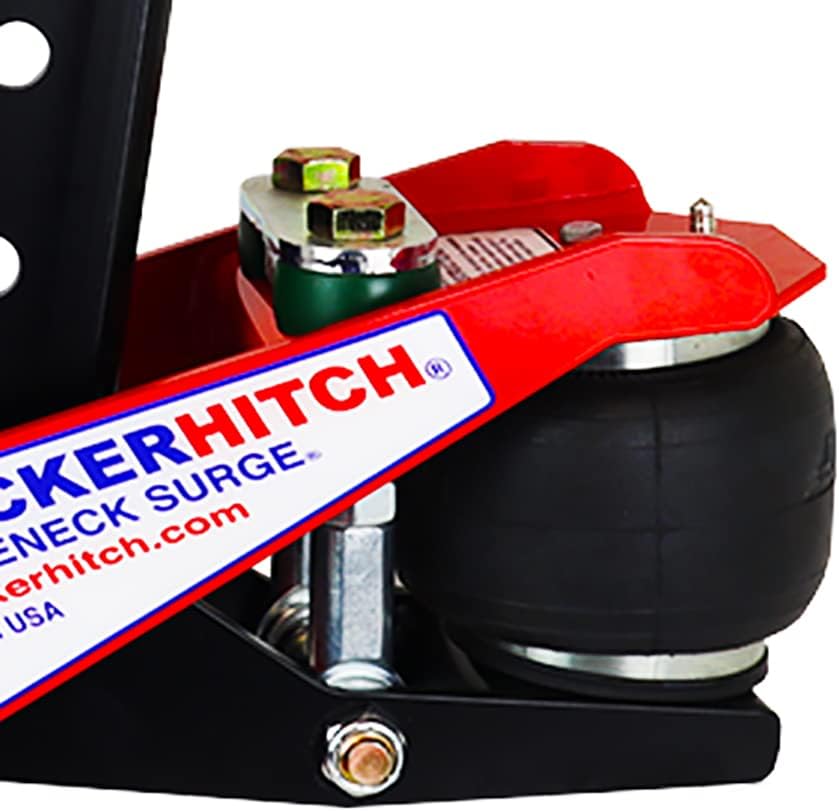 Gooseneck Air Hitch & Coupler, Square 4" Straight Pin 30K Coupler 9" Offset L58267