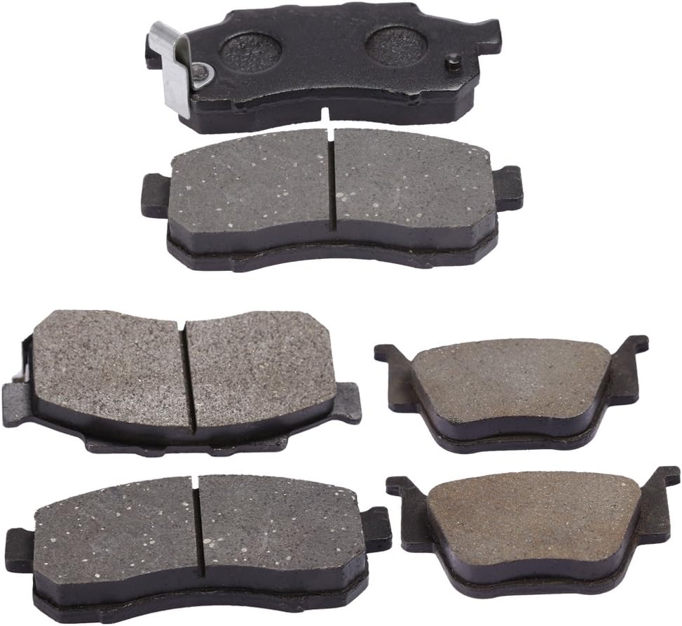 Semi-Metallic Front Rear Brake Pads Pack of 2 F676300