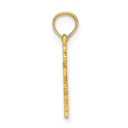 14k Yellow Gold Virgo Zodiac Charm S30418