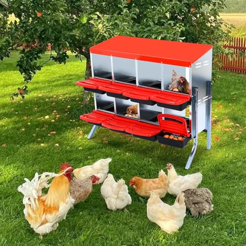 6 Holes Metal Chicken Nesting Boxes O43334