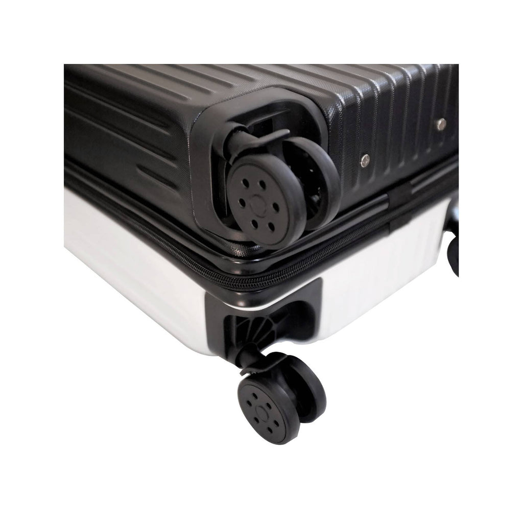 White Carry on Suitcase Q74778