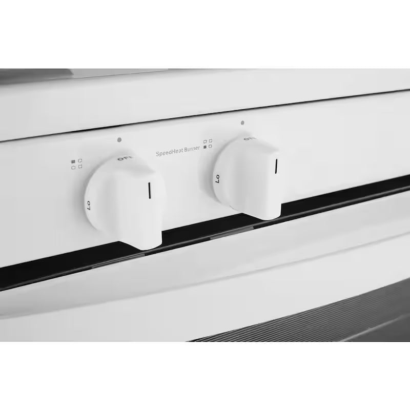 4 Burners 5.1-cu ft Freestanding Gas Range White N4352