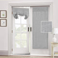2 Panel Linen Textured Blackout Curtains 26 x 68 Inch Y766226