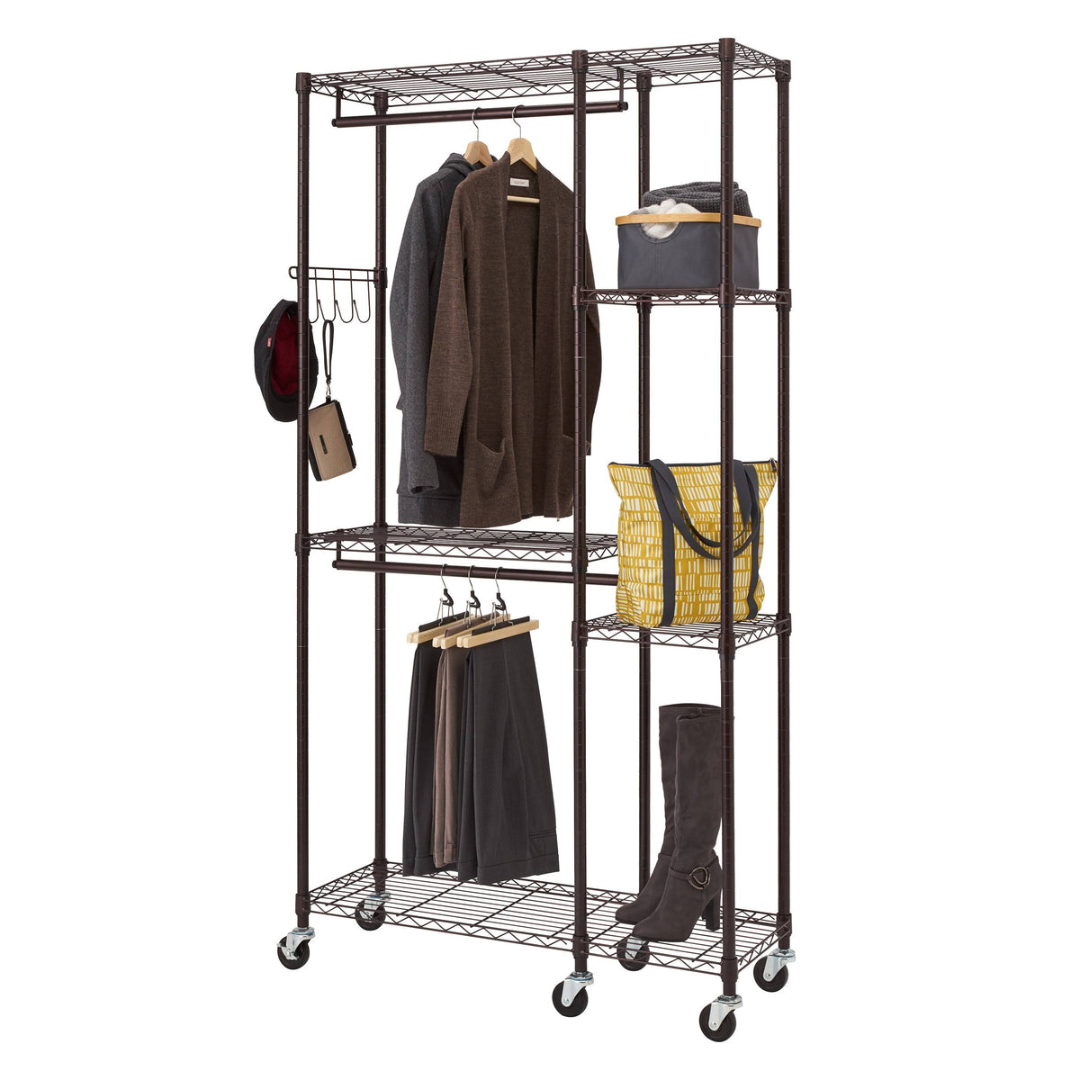 Chrome Mobile Closet Organizer Q602