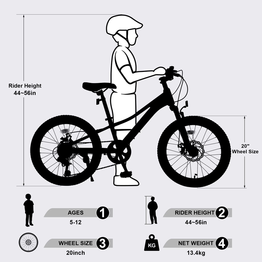 Green 7 Speed Mountain Bike Y5104